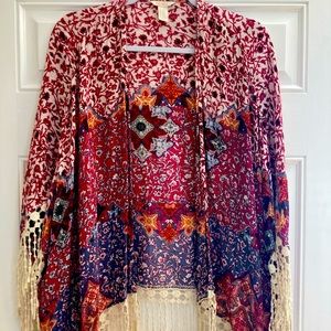 Boho Fringe Cardigan
